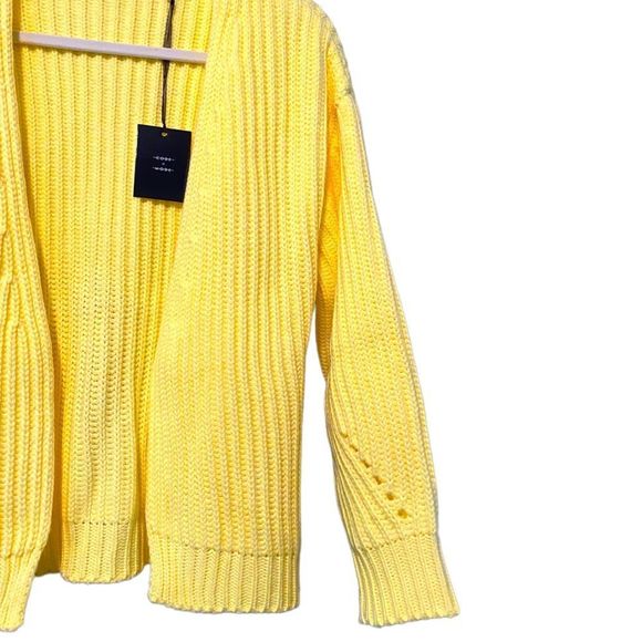 Code Mode Open Front Sweater Cardigan - Picture 4 of 8